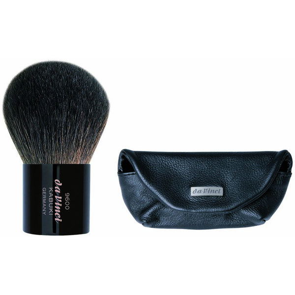 KABUKI POWDER BRUSH IN BLACK LEATHER SLEEVE KABUKI | 96000